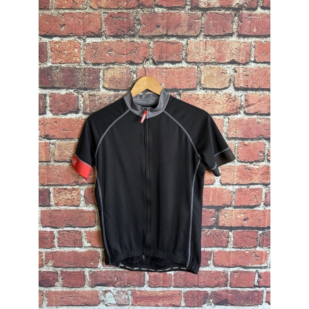 Niner Pedal Damn It Black Cycling Jersey Full Zip Short Sleeve Large Full Zip